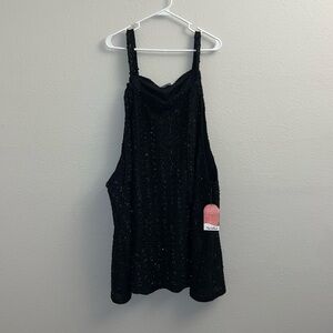 Arula skirtall black with shimmer accent